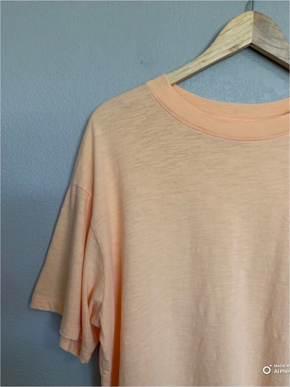 Universal Thread Mellow Orange Boxy Short Sleeve T-Shirt NWT 100% Cotton - Picture 3 of 12